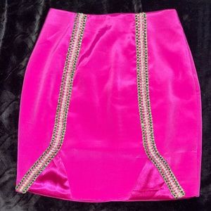 Fuchsia mini Skirt